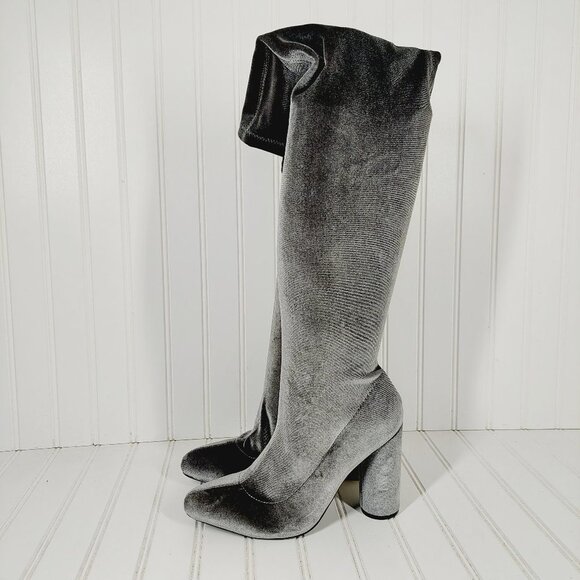 NEW FRH Velvet Over The Knee Boot B578 - Picture 1 of 12